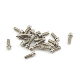 RC4WD RC4ZS0624 2X5MM MINIATURE SCALE HEX BOLTS (SILVER)