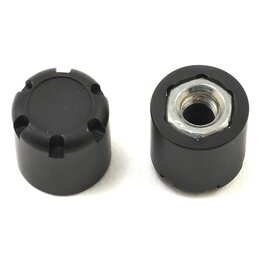 SSD RC SSD00178 SCALE REAR HUBS (BLACK) (2)