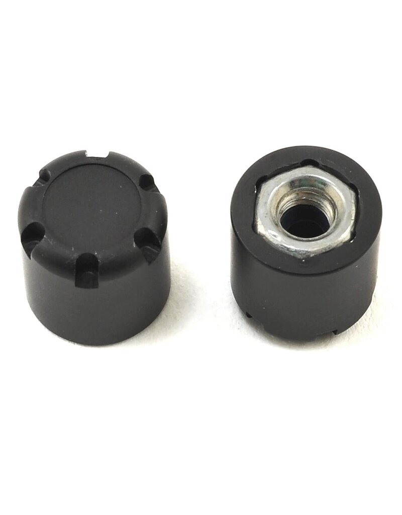 SSD RC SSD00178 SCALE REAR HUBS (BLACK) (2)