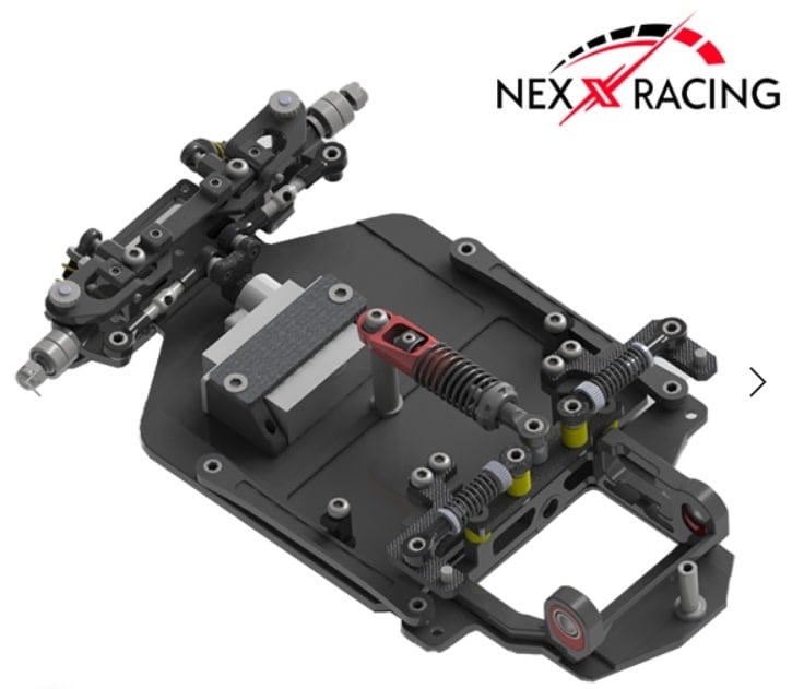 NX-552-B-RWD SPECTER SE 1/28 RWD KIT (WITHOUT DIFF) - BRASS CHASSIS