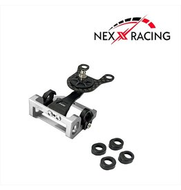NEXX RACING NX-408-S MOTOR MOUNT FOR MR04 SILVER