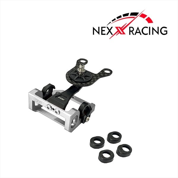 NX-408-S MOTOR MOUNT FOR MR04: SILVER