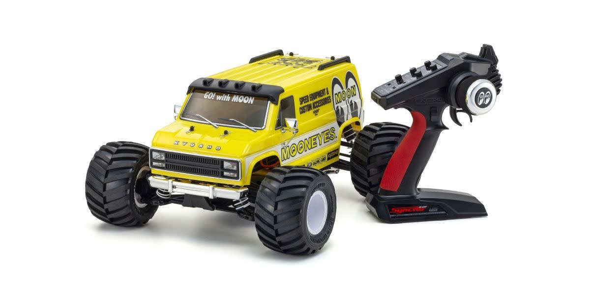 KYO34413T1 1/10 FAZER MK2 MAD VAN RTR: MOONEYES