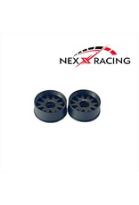 NEXX RACING NXUSA-EVO-F+1 2WD “JUD” F8.5MM THREADED CARBON-FIBER REINFORCED EVO WHEELS (BLACK)