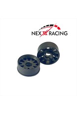 NEXX RACING NXUSA-EVO-F+1 2WD “JUD” F8.5MM THREADED CARBON-FIBER REINFORCED EVO WHEELS (BLACK)