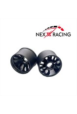 NEXX RACING NXUSA-EVO-R14 2WD “JUD” R14MM THREADED CARBON-FIBER REINFORCED EVO WHEELS (BLACK)