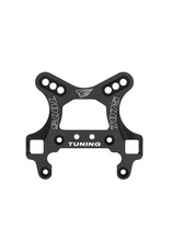 TEAM CORALLY COR00180-424 FRONT SHOCK TOWER, 5MM SWISS 7075 T6 ALUMINUM, BLACK, FITS PYTHON XP, RADIX 4S, RADIX 6S