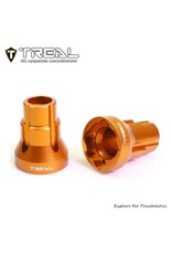 TREAL TRLB083DDBNMQ 7075 REAR AXLE MOUNT SET FOR LMT 3 DEGREE ORANGE