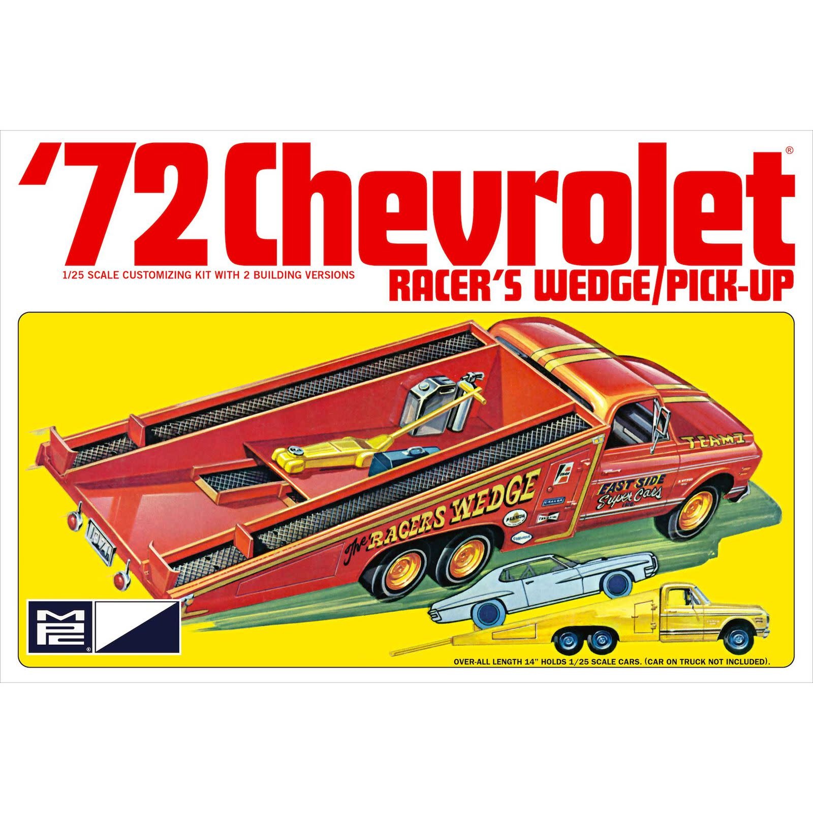 MPC885 1/25 1972 CHEVY RACER'S WEDGE PLASTIC MODEL KIT