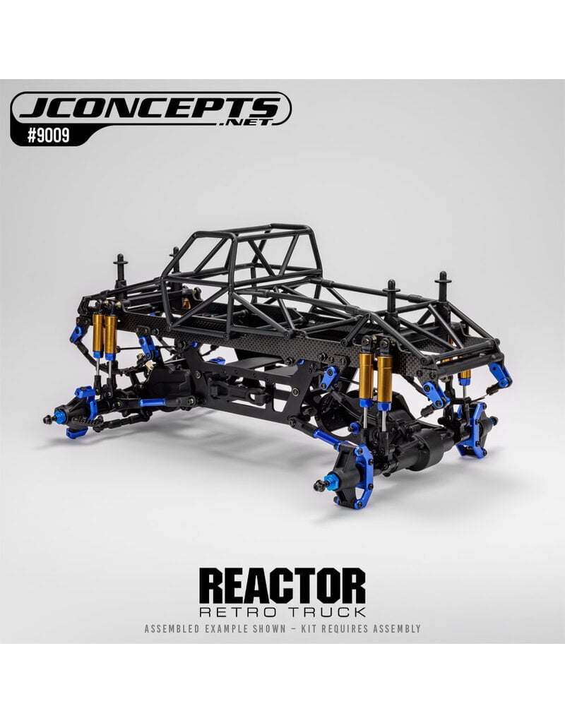 JCONCEPTS JCO9009 REACTOR STAGE 2 "WOLF" 1/10 ELECTRIC 4X4 MONSTER TRUCK KIT: 13" WHEELBASE