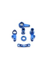 STRC SPTST6845B ALUMINUM STEERING BELLCRANK FOR TRAXXAS SLASH 4X4: BLUE