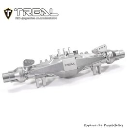TREAL TRLX004XGG09N LOSI LMT 2.0 7075 ALUMINUM REAR AXLE HOUSING SET (SILVER) W/ALUMINUM REAR HUBS & BOTTOM SHOCK MOUNTS