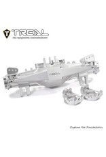 TREAL TRLX004XGFIBJ LOSI LMT 2.0 7075 ALUMINUM FRONT AXLE HOUSING SET (SILVER) W/ALUMINUM C-HUBS & BOTTOM SHOCK MOUNTS