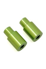 STRC SPTST3639-1G ALUMINUM UPPER FRONT SHOCK TOWER STANDOFFS FOR TRAXXAS STAMPEDE/RUSTLER/SLASH/BANDIT (GREEN) (2)