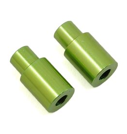 STRC SPTST3639-1G ALUMINUM UPPER FRONT SHOCK TOWER STANDOFFS FOR TRAXXAS STAMPEDE/RUSTLER/SLASH/BANDIT (GREEN) (2)