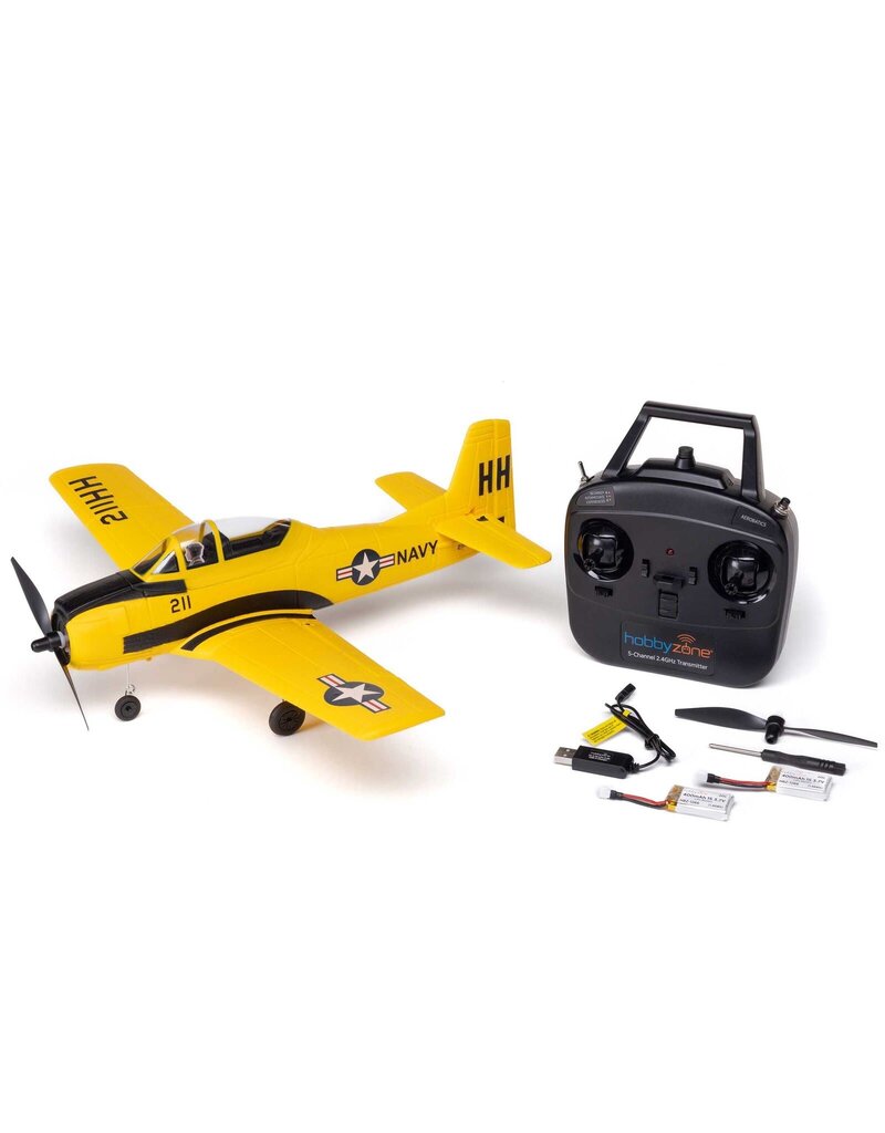 HOBBYZONE HBZ-1228 T-28 TROJAN 450MM RTF WITH SAFE