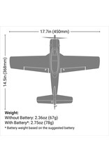 HOBBYZONE HBZ-1228 T-28 TROJAN 450MM RTF WITH SAFE