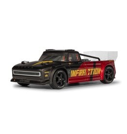 ARRMA ARA4315V4T2 1/8 INFRACTION 223S DSC 4X4 RTR BRUSHLESS ALL-ROAD STREET BASH , BLACK/RED