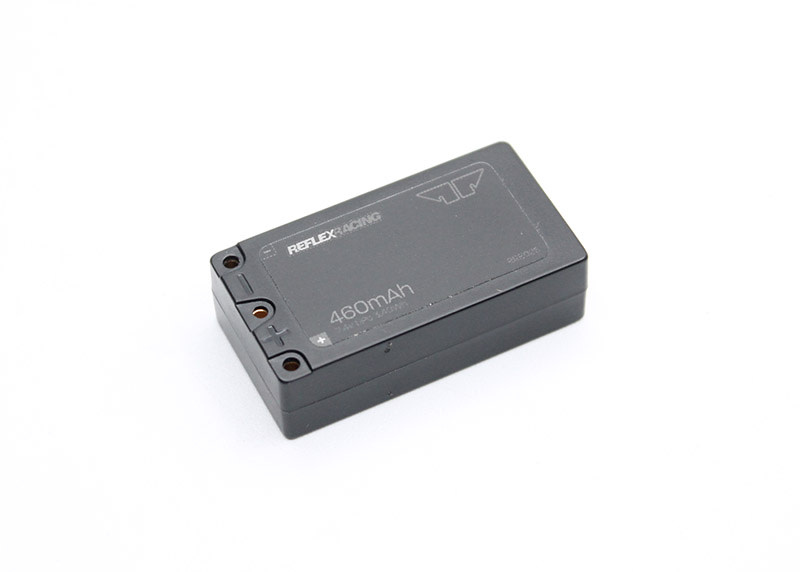 REF RRE025 2S LIPO 7.4V 460MAH HARDCASE BATTERY: 2MM BULLET