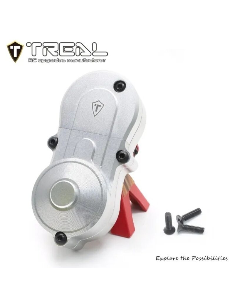 TREAL TRLX002XHLNJL LOSI® LMT™ ALUMINUM OUTER GEARBOX HOUSING (SILVER)