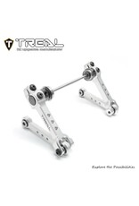 TREAL TRLX002V2VCIF LOSI LMT CNC ALUMINUM SWAY BAR SET (SILVER) (2) (FRONT/REAR)