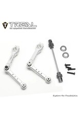 TREAL TRLX002V2VCIF LOSI LMT CNC ALUMINUM SWAY BAR SET (SILVER) (2) (FRONT/REAR)