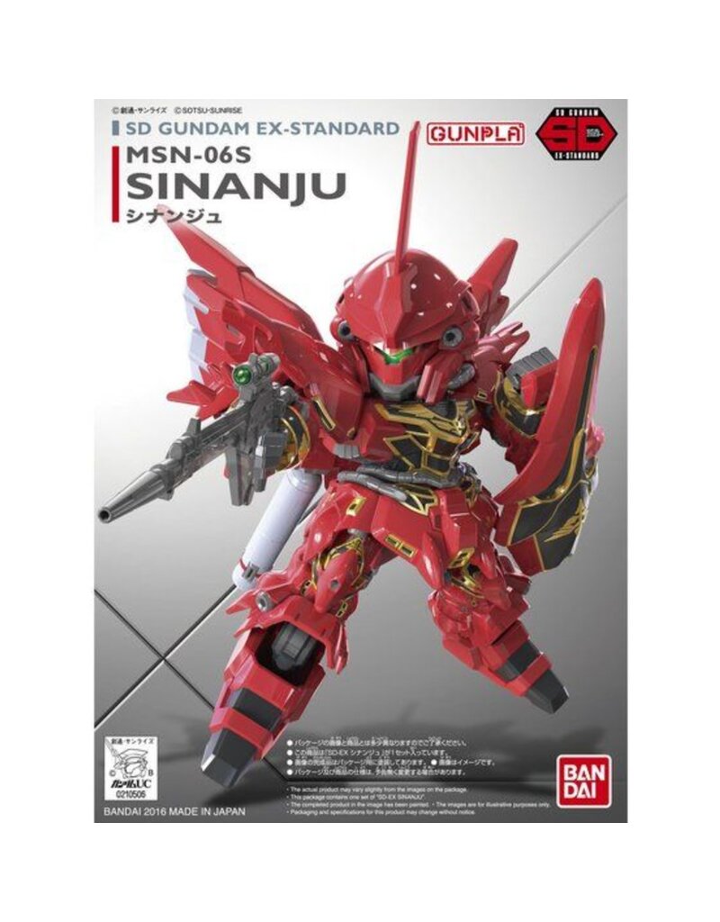 BANDAI BAN2688285 SD GUNDAM EX-STANDARD SINANJU "GUNDAM BUILD FIGHTERS"