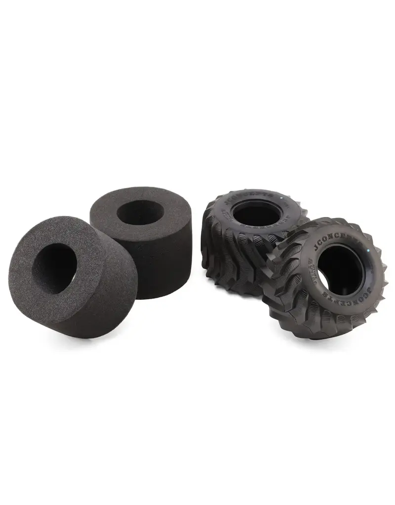 JCONCEPTS JCO4178-01 OUTLAW 2.6" MONSTER TRUCK TIRES (2) (BLUE)