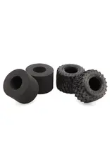 JCONCEPTS JCO4181-01 CHEESE RACER 2.6" MONSTER TRUCK TIRES (2) (BLUE) W/FOAM INSERTS