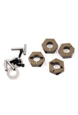 TEKNO RC TKR5571A 12MM ALUMINUM CLAMPING WHEEL HEX SET (4)