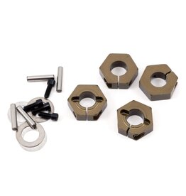 TEKNO RC TKR5571A 12MM ALUMINUM CLAMPING WHEEL HEX SET (4)