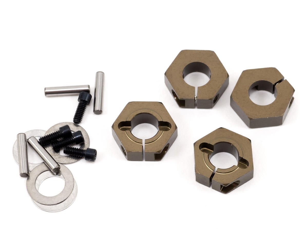 TKR5571A 12MM ALUMINUM CLAMPING WHEEL HEX SET (4)