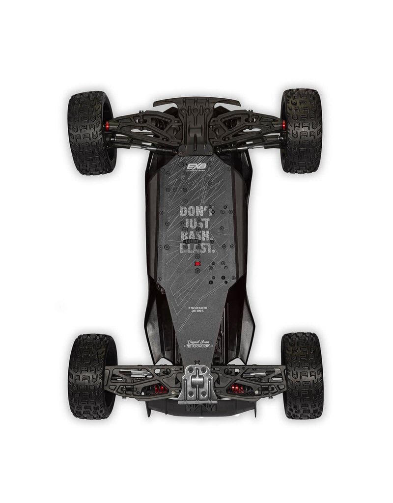 ARRMA ARA7707V6T1 1/7 TALION 4X4 6S EXB BLX BRUSHLESS V6 SPEED TRUCK RTR: BLACK