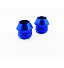 HOT RACING HRASPN28WL06 CNC COOLING HOSE FERRULE COVER FOR TRAXXAS M41, SPARTAN