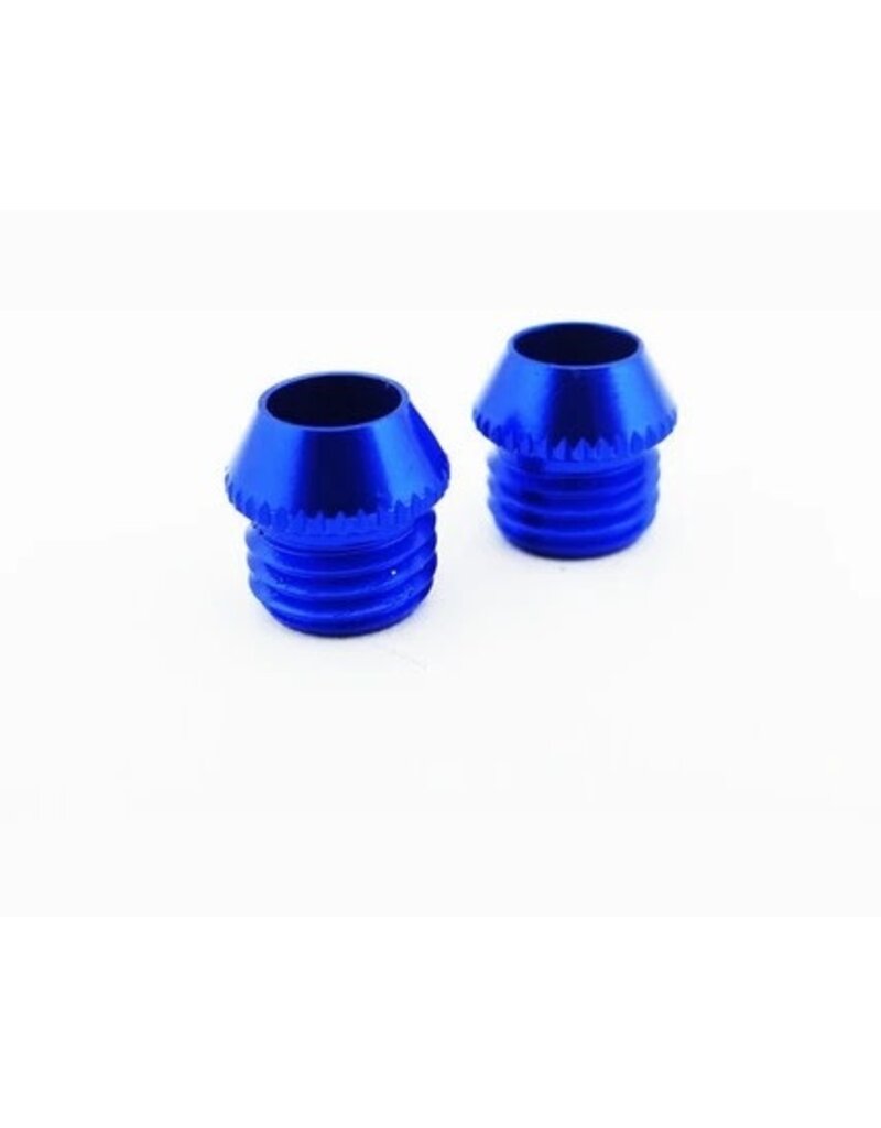 HOT RACING HRASPN28WL06 CNC COOLING HOSE FERRULE COVER FOR TRAXXAS M41, SPARTAN