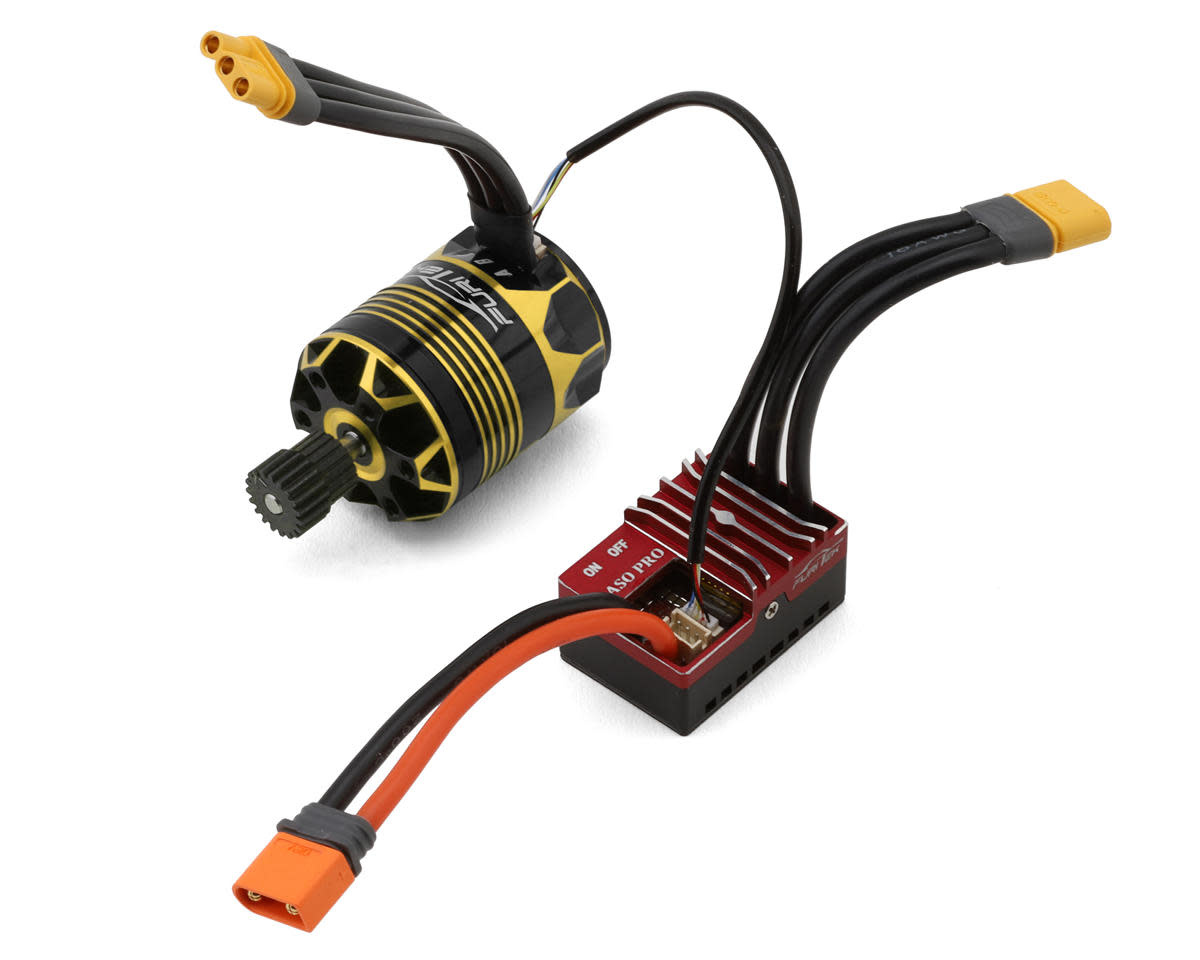 FTK-FUR-2606 GROM/NASCAR SCORPION PRO BRUSHLESS SENSORED ESC & V2 MOTOR COMBO (5600KV)