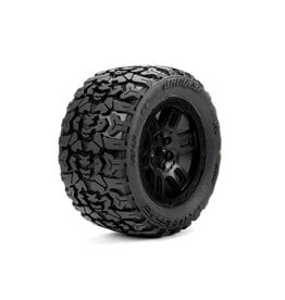 PROLINE RACING PRO1034610 JAEGER F/R MT TIRES MTD 12MM BLACK SPLIT SIXFOR ARRMA MINI KRATON (2)