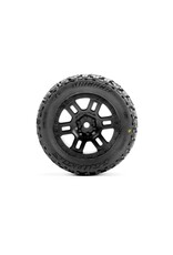 PROLINE RACING PRO1034610 JAEGER F/R MT TIRES MTD 12MM BLACK SPLIT SIXFOR ARRMA MINI KRATON (2)