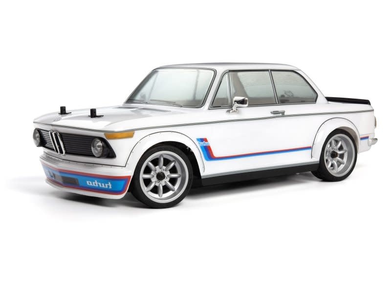 HPI160572 BMW 2002 TURBO PAINTED BODY: WHITE (200MM)