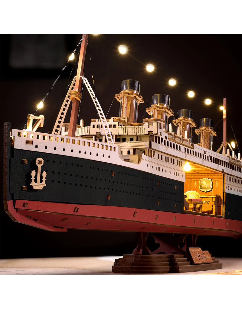 ROBOTIME ROETGL02 1912 ETERNAL ATLANTIC VOYAGER (TITANIC) 3D WOODEN PUZZLE