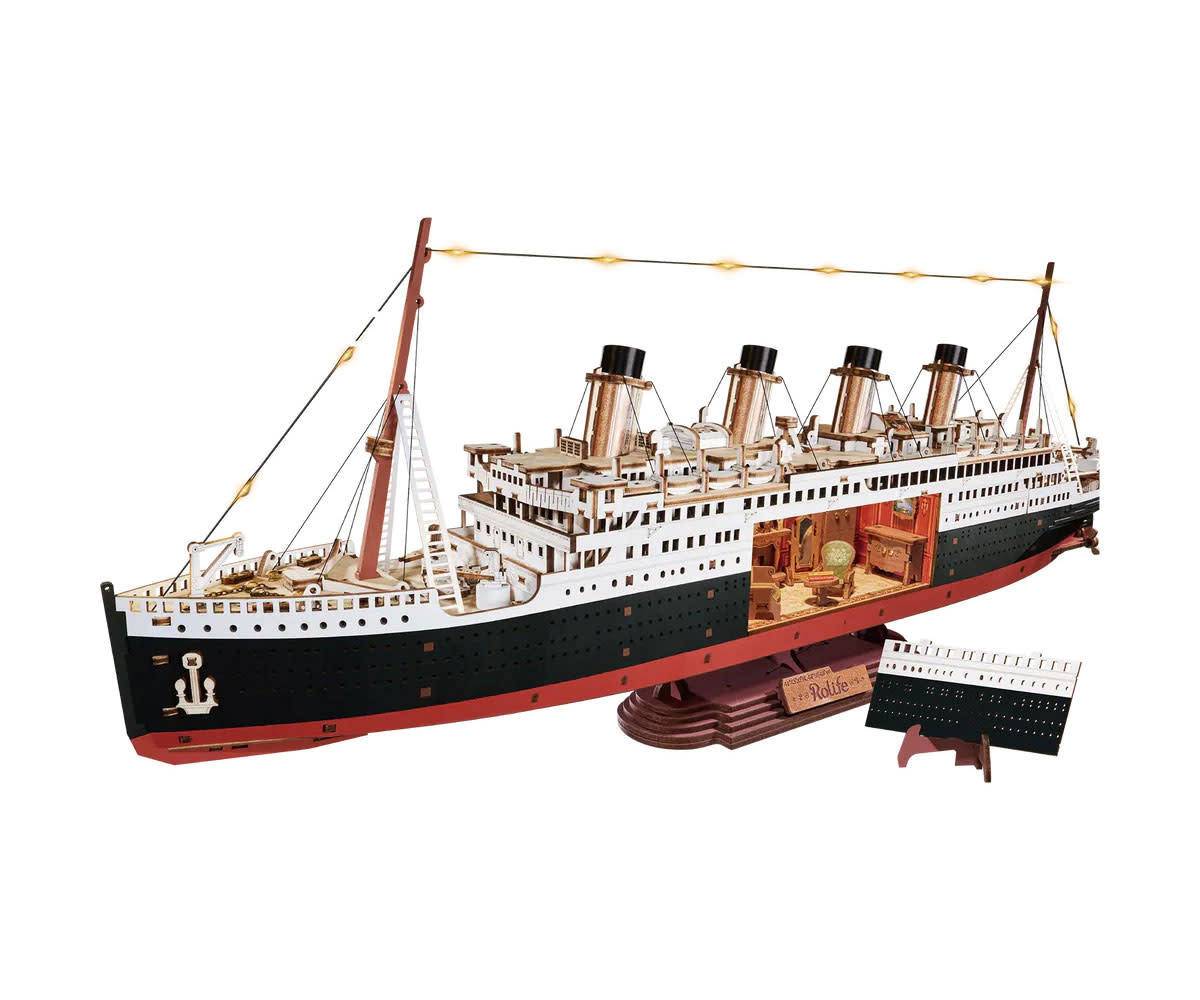 ROETGL02 1912 ETERNAL ATLANTIC VOYAGER (TITANIC) 3D WOODEN PUZZLE