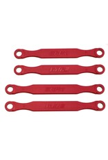 RPM RC PRODUCTS RPM72129 CAMBER LINK SET FOR BL-2S VERSIONS OF TRAXXAS 4X4 VEHICLES: RED