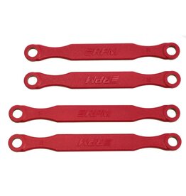 RPM RC PRODUCTS RPM72129 CAMBER LINK SET FOR BL-2S VERSIONS OF TRAXXAS 4X4 VEHICLES: RED