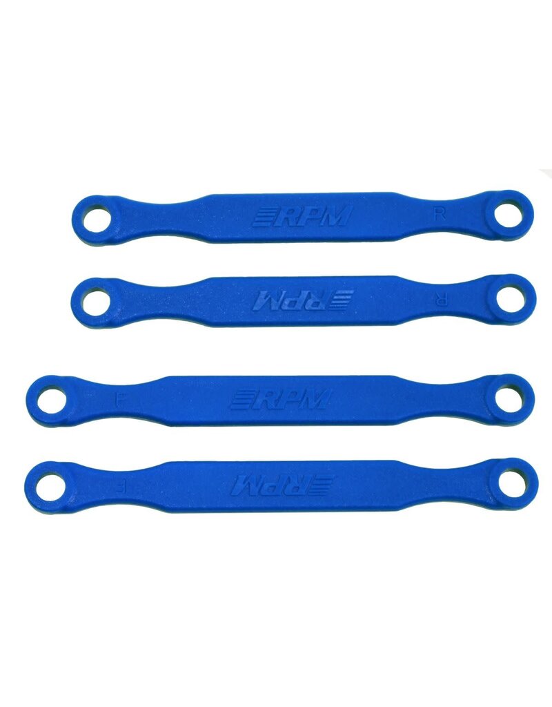 RPM RC PRODUCTS RPM72125 CAMBER LINK SET FOR BL-2S VERSIONS OF TRAXXAS 4X4 VEHICLES: BLUE