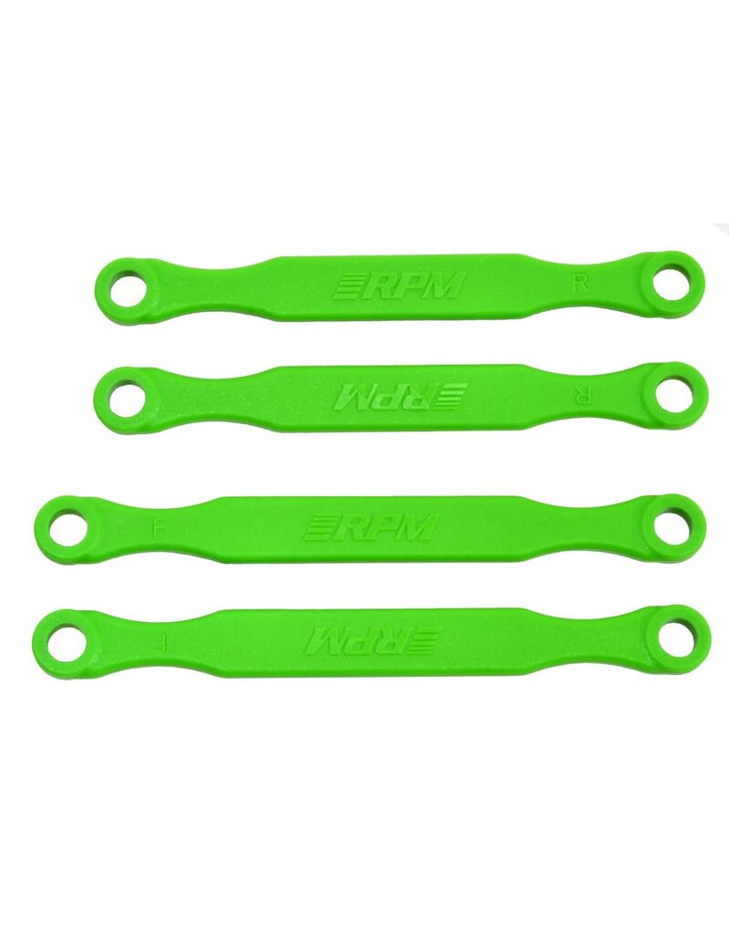 RPM RC PRODUCTS RPM72124 CAMBER LINK SET FOR BL-2S VERSIONS OF TRAXXAS 4X4 VEHICLES: GREEN