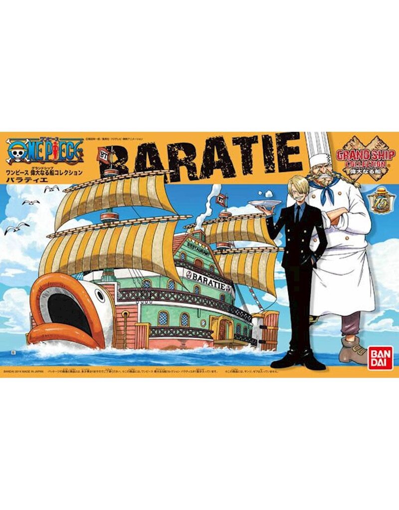 BANDAI BAS2272630 GRAND SHIP COLLECTION #10 BARATIE "ONE PIECE" BOAT MODEL