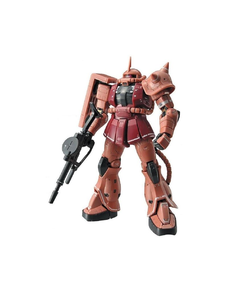 BANDAI BAS2111406 1/144 RG #02 MS-06S CHAR'S ZAKU II "GUNDAM" PLASTIC MODEL KIT