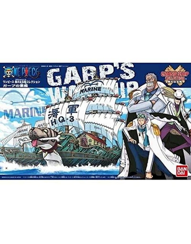 BANDAI BAS2232130 GRAND SHIP COLLECTION #08 GARP"S MARINE SHIP "ONE PIECE" MODEL KIT
