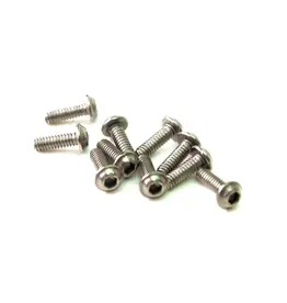 PN RACING KEN PN700926 M2X6 TITANIUM UFO HEAD HEX MACHINE SCREW (10)
