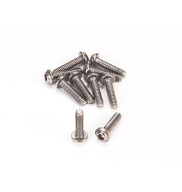 PN RACING KEN PN700928 M2X8 TITANIUM UFO HEAD HEX MACHINE SCREW (10)
